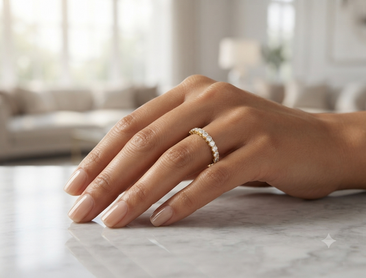 Full Eternity Diamond Band Ring