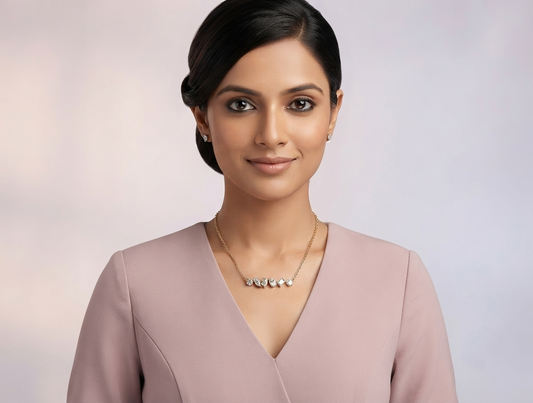 Multi-cut Diamond Bar Pendant