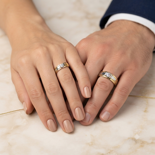 Lattice Diamond Couple Rings