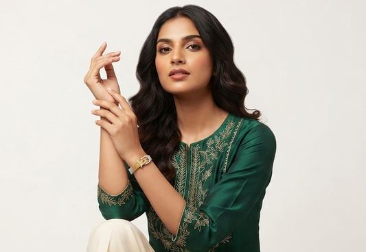Buckled Diamond Kada