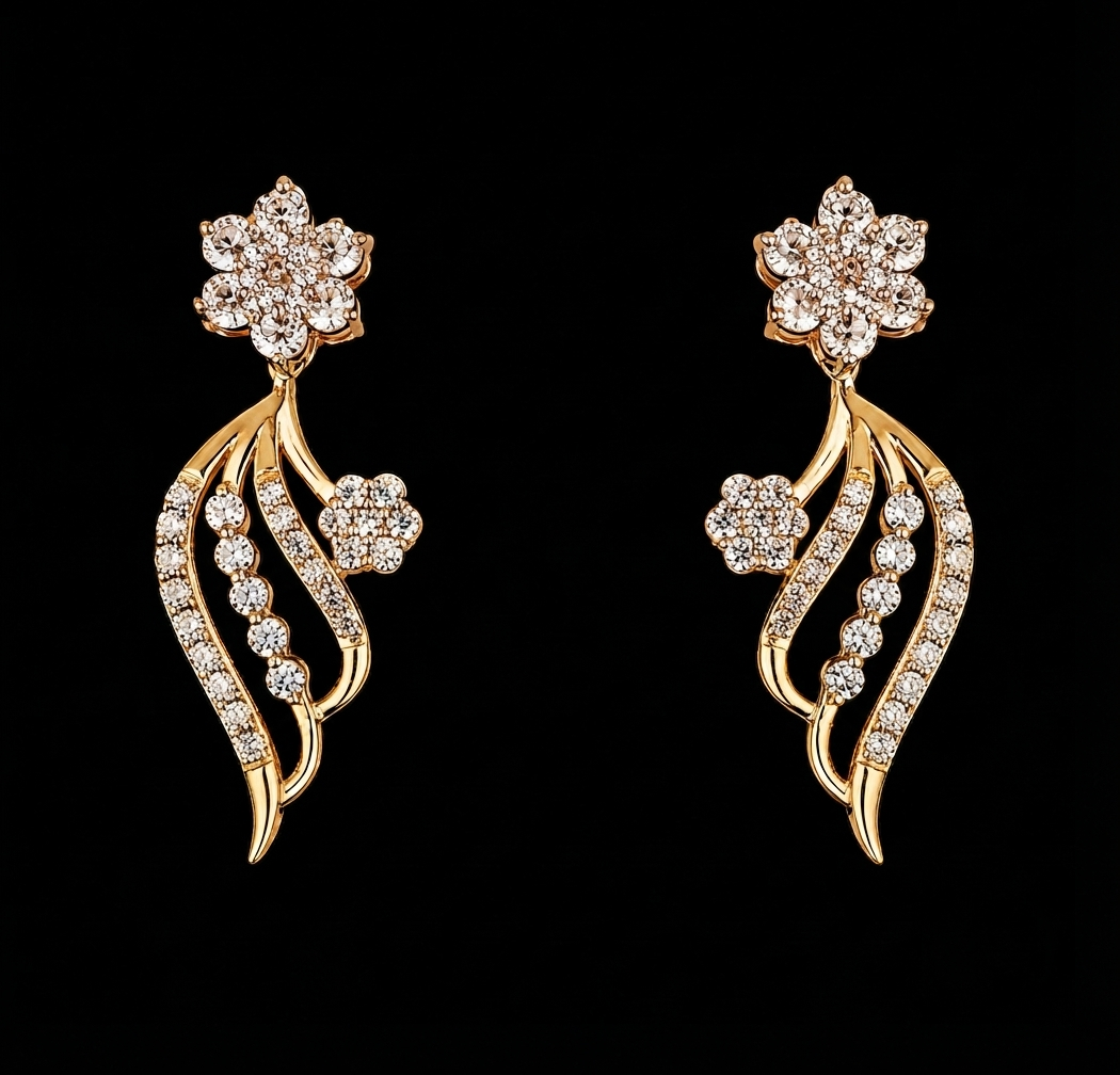 Floral Breeze Dangle Earrings