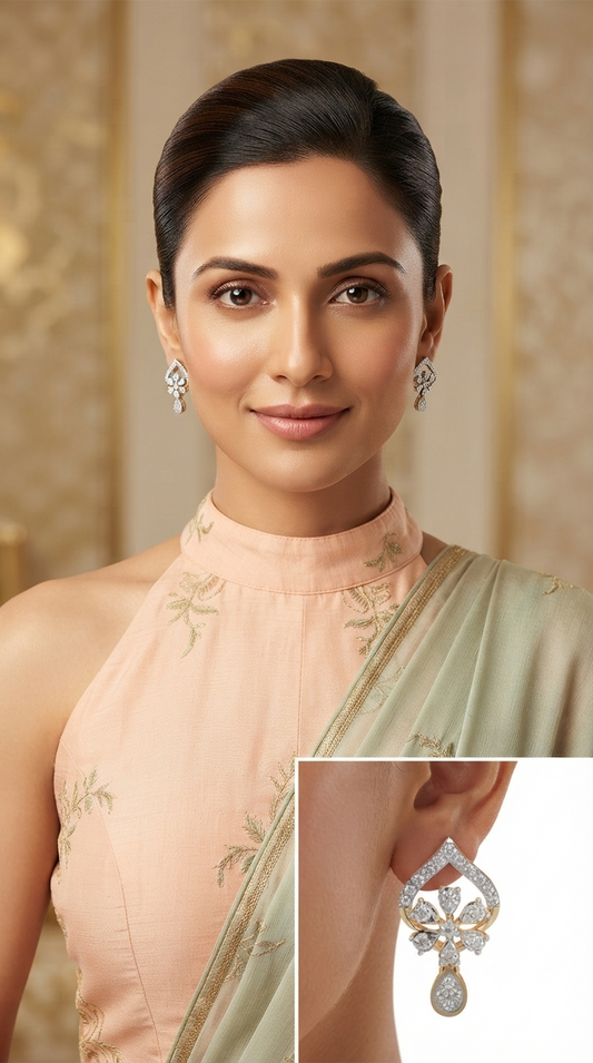 Petal Royale Diamond Earring