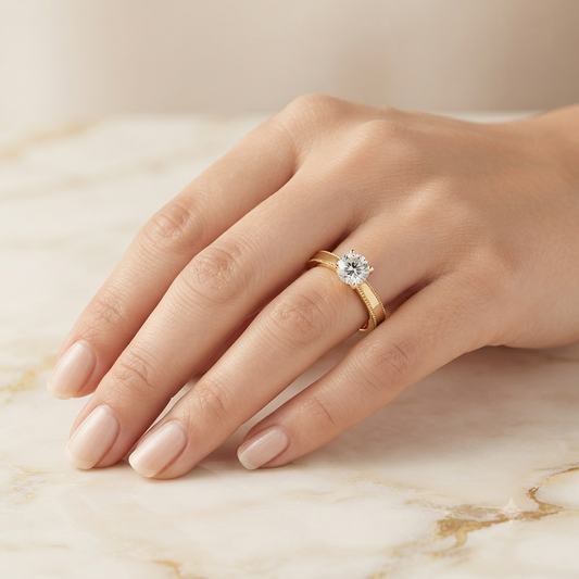 Round Diamond Brilliant Cut Ring