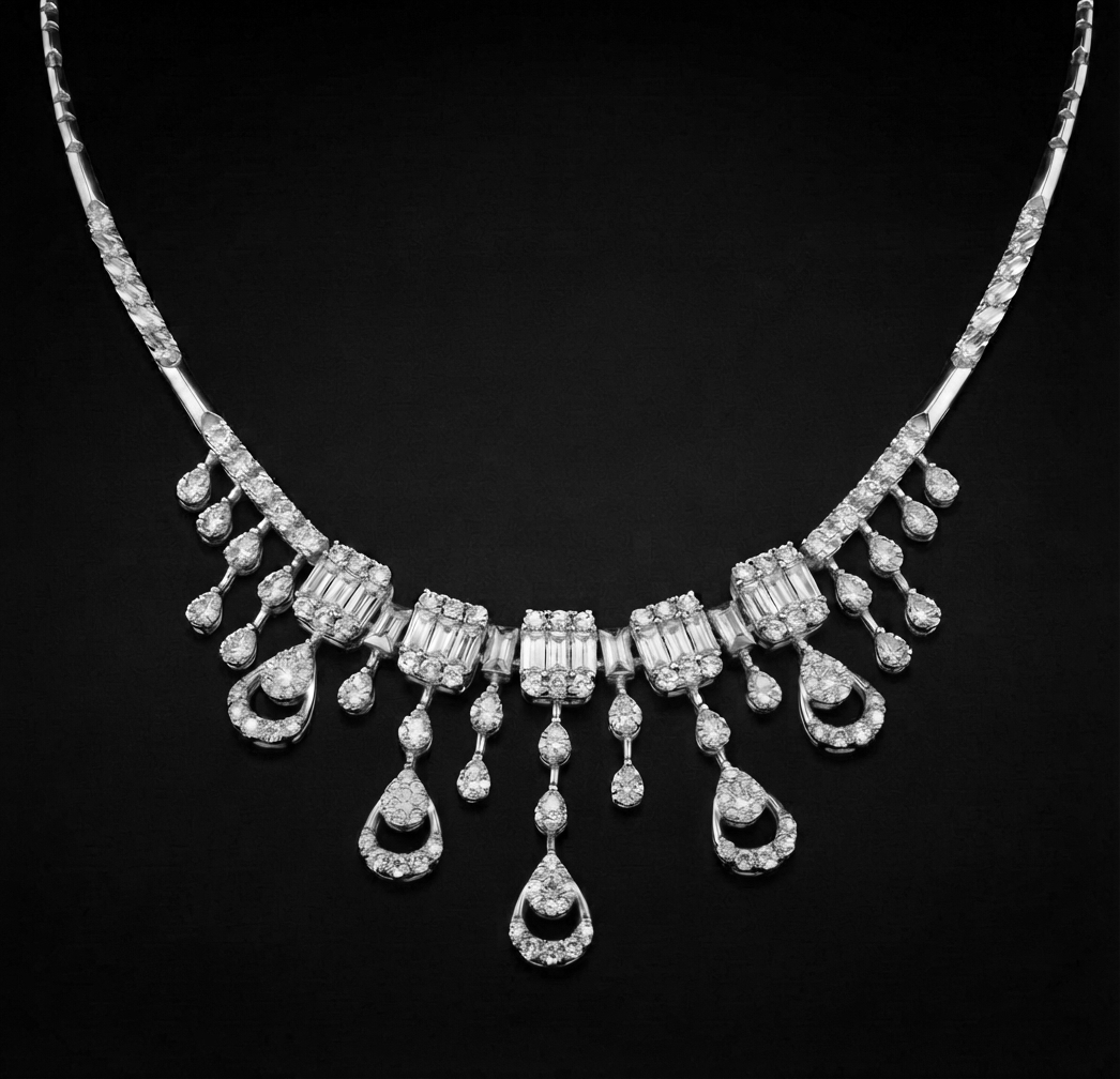Aria Diadem Diamond Necklace