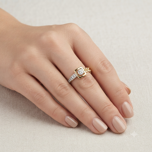 Haley Band Diamond Ring