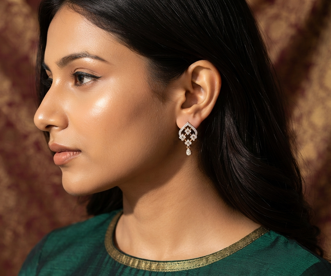 Aria Filigree Diamond Drops