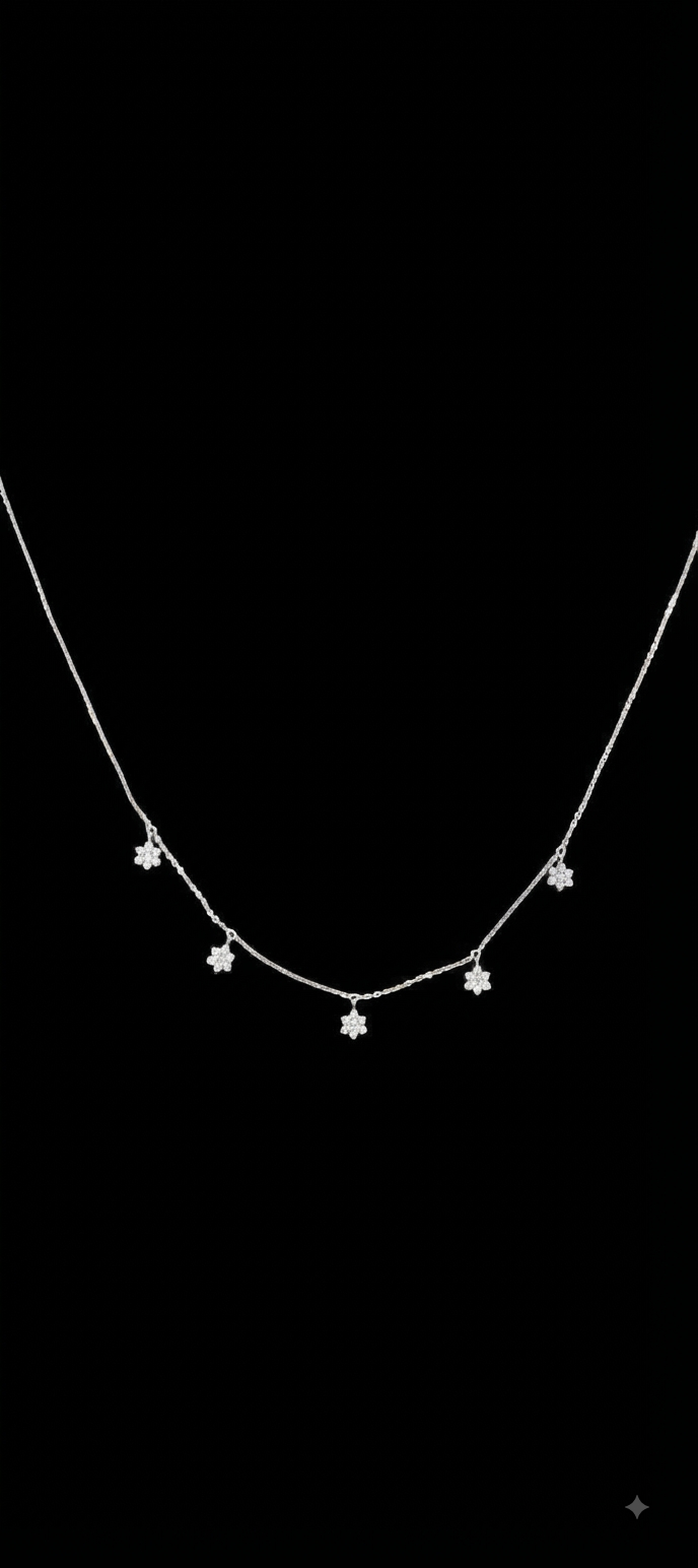 Dainty Petal Drop Necklace