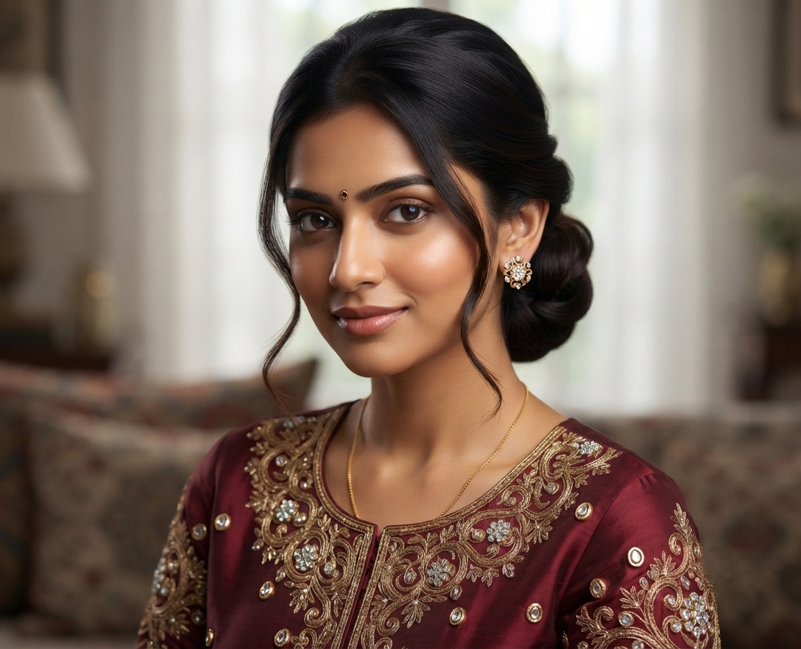 Mayil Viragu Diamond Stud