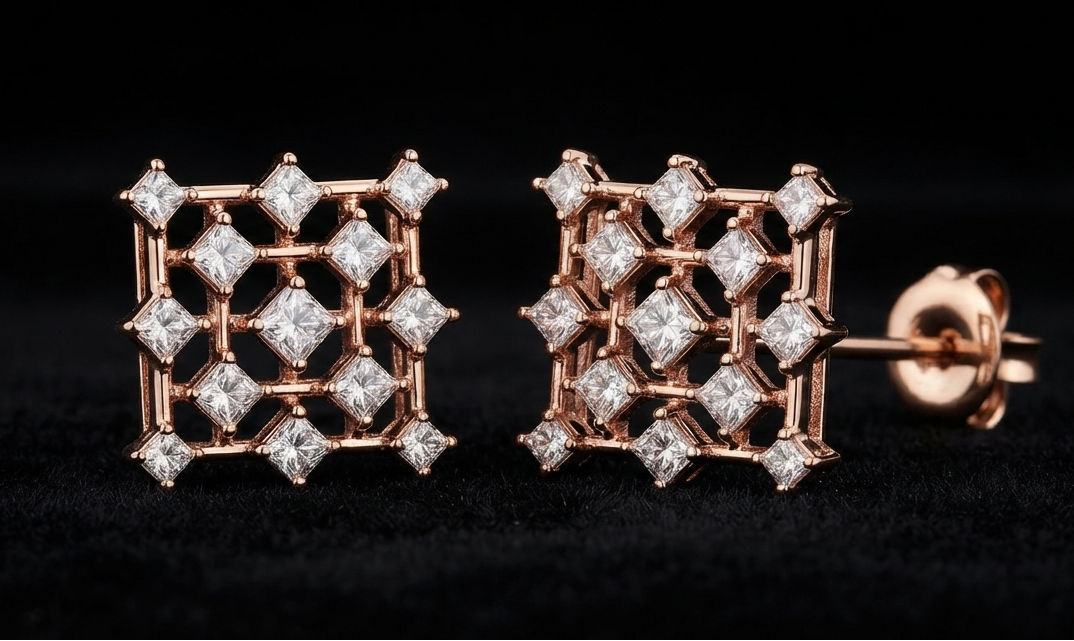 Rathna Princess Diamond Studs