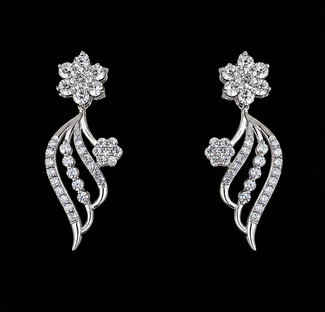 Floral Breeze Dangle Earrings