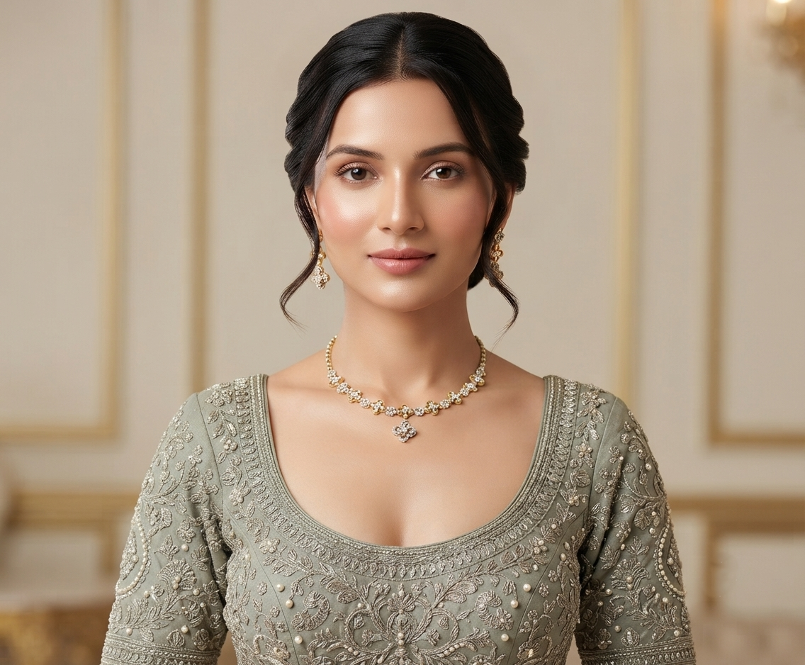 Valeria Floral Diamond Set