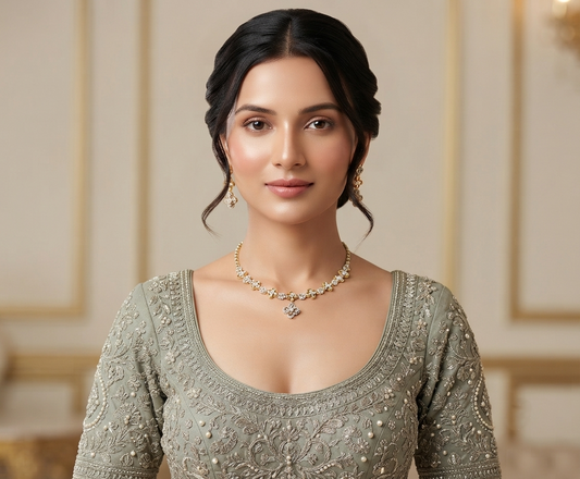 Valeria Floral Diamond Set