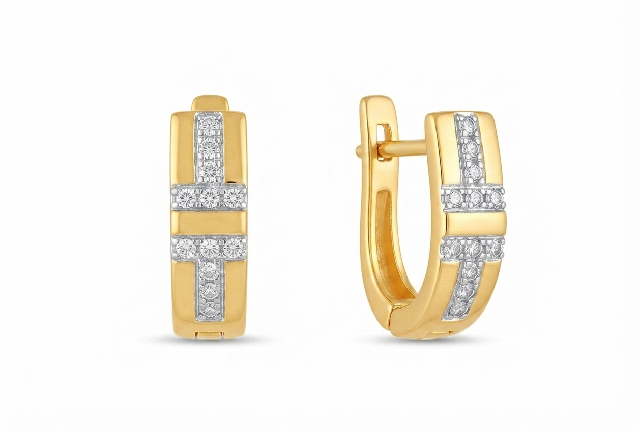 Opulence T-Bar Hoops