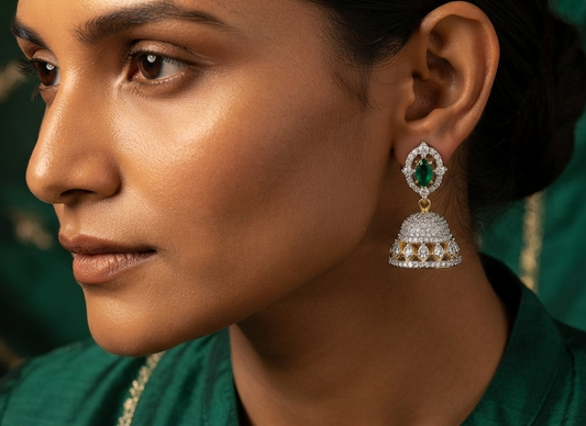 Royal Emerald Jhumki