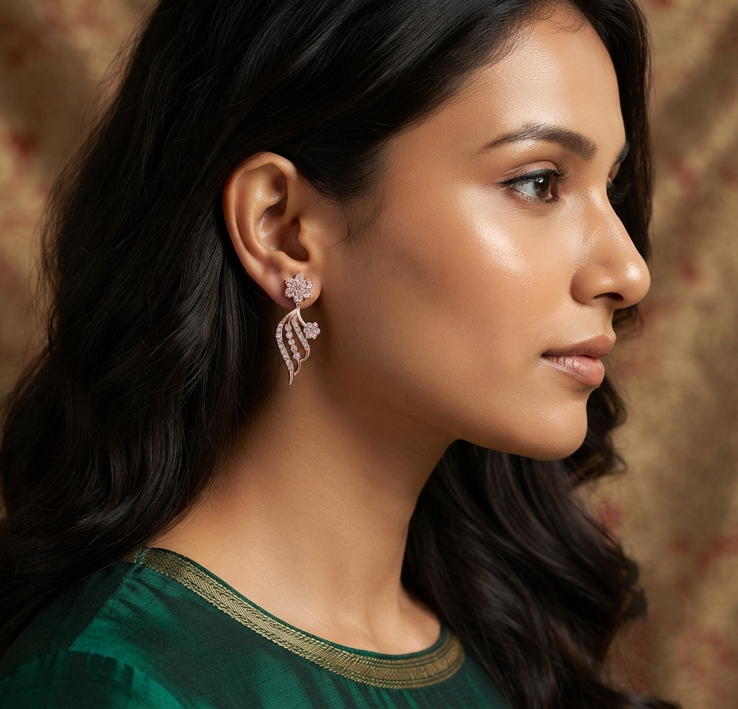 Floral Breeze Dangle Earrings