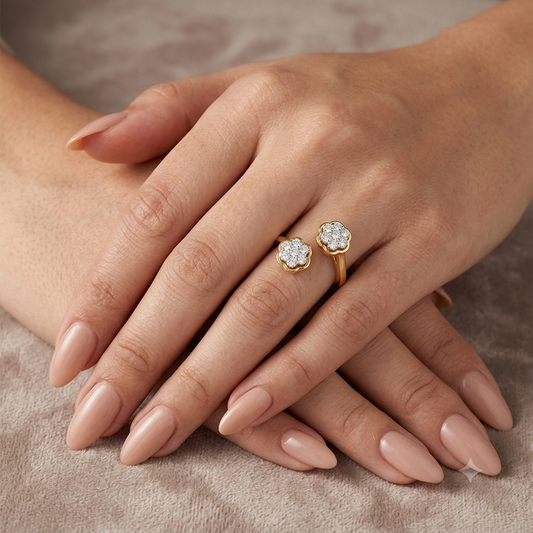 United Hearts Diamond Ring