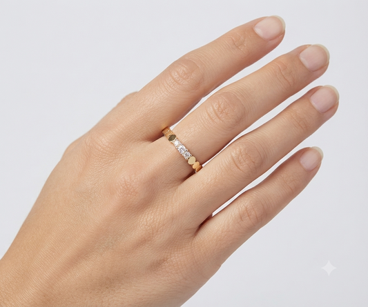 Simple Sparkle Diamond Ring