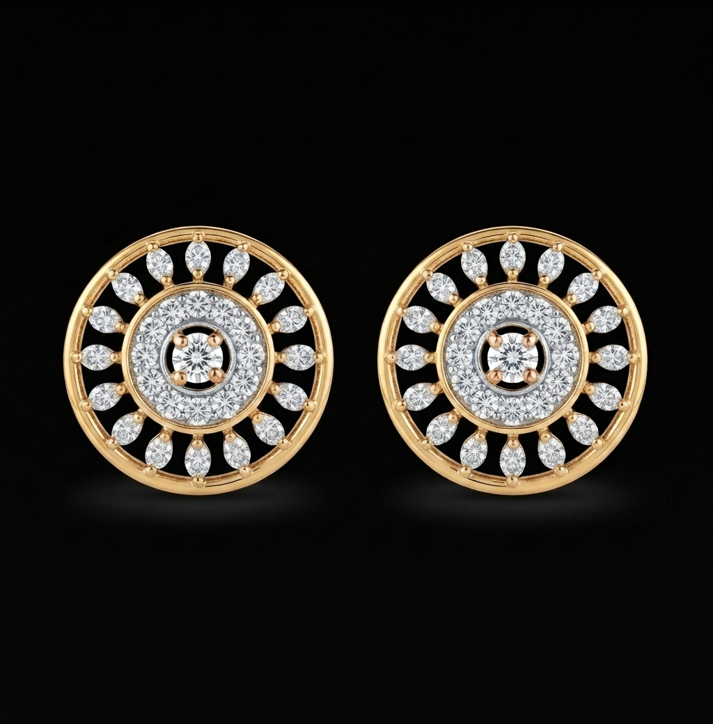 Suvarnika Diamond Stud