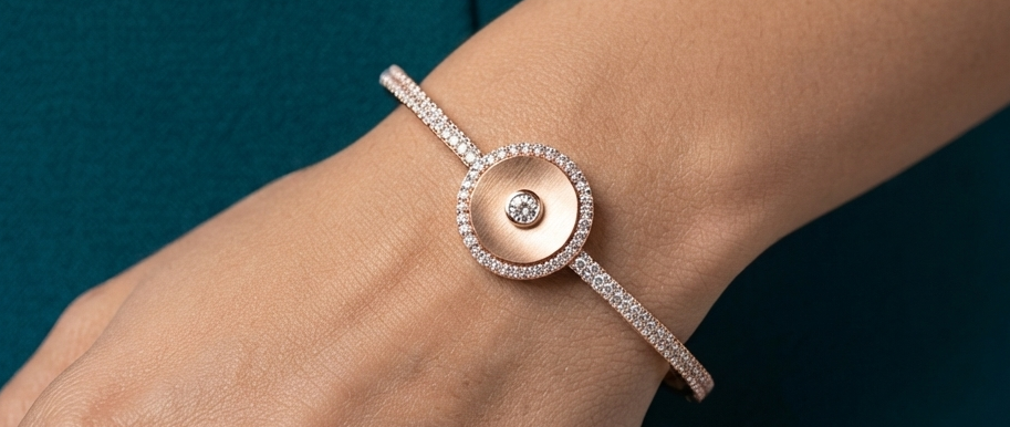 Celestial Halo Diamond Bracelet