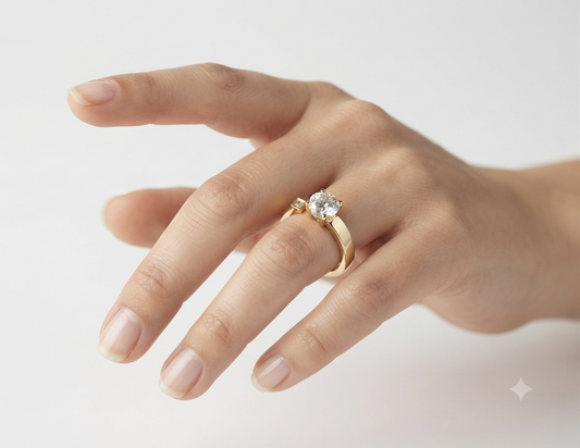 Contemporary Spark Ring