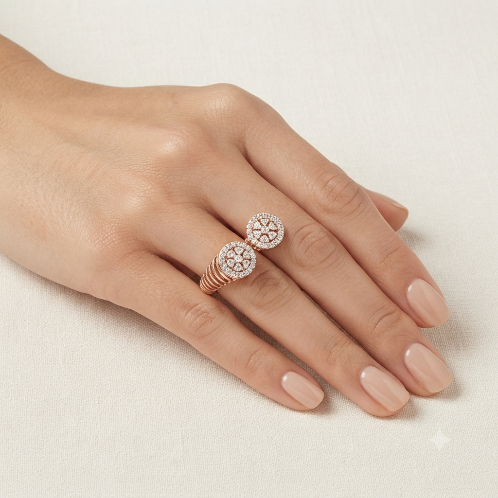 Nova Hollow Diamond Ring