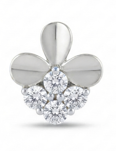 Tres Petal Diamond Nosepin