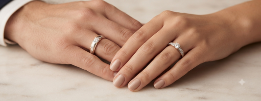 Crowning Jewel Diamond Couple Rings