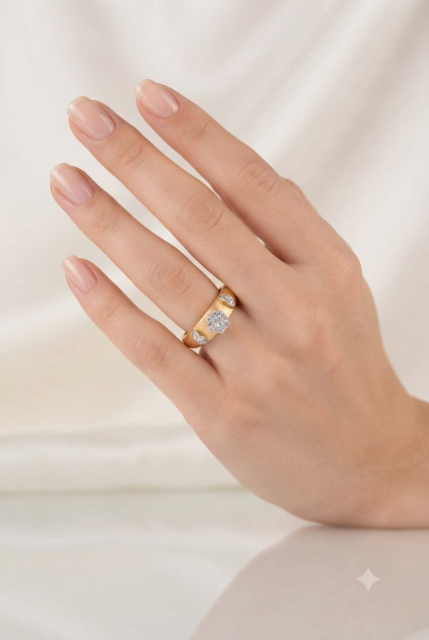 Majestic Trio Diamond Ring