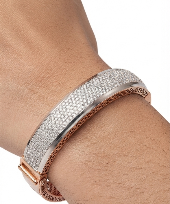 Twirl Diamond Kada