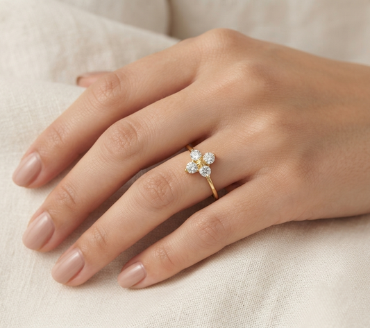 Aria Diamond Floret Ring