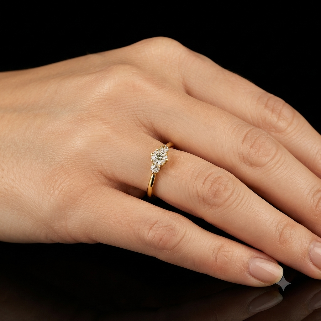Solstice Trio Diamond Ring