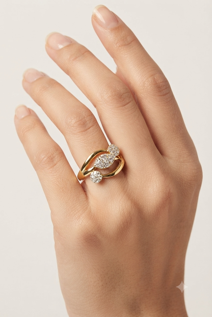 Charming Pave Diamond Ring