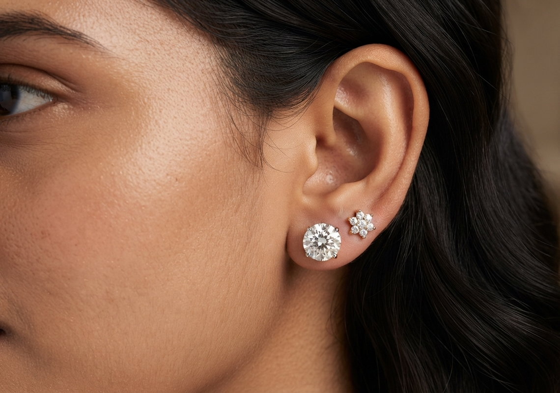 Kalyani Diamond Stud