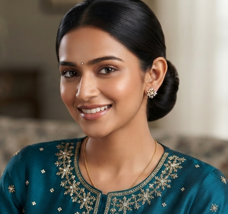 Tushara Diamond Stud
