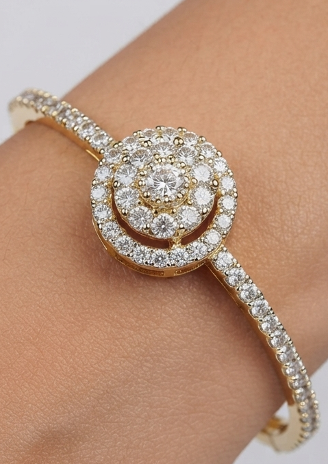 Slope Shimmer Diamond Kada