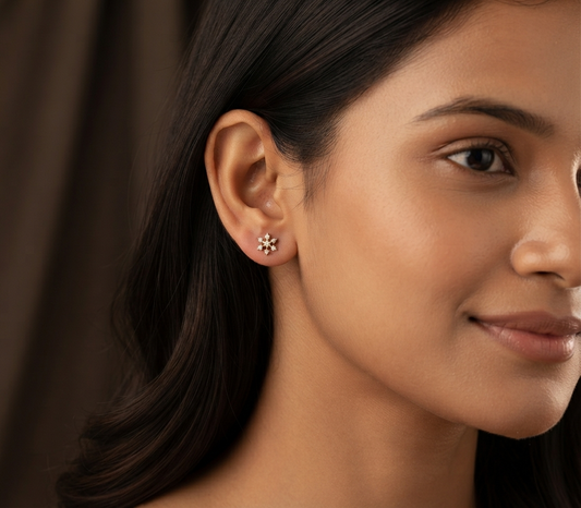 Pavithra Star Diamond Studs