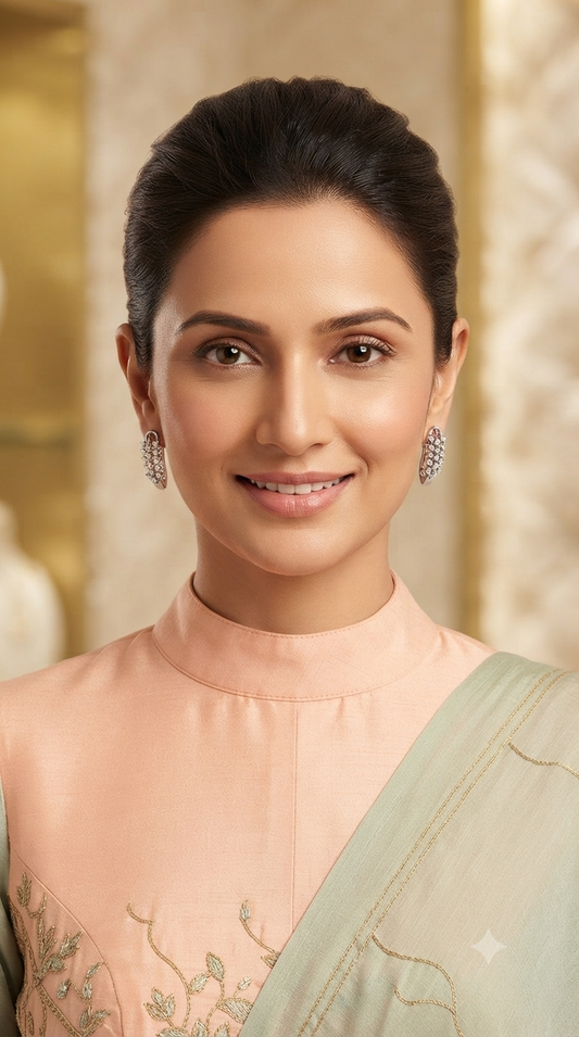 Celestial Garden Diamond Earring