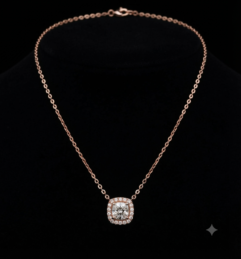 Aaradhya Cushion Necklace