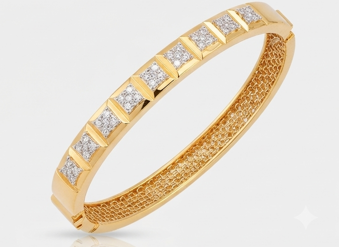 Four Square Diamond Kada