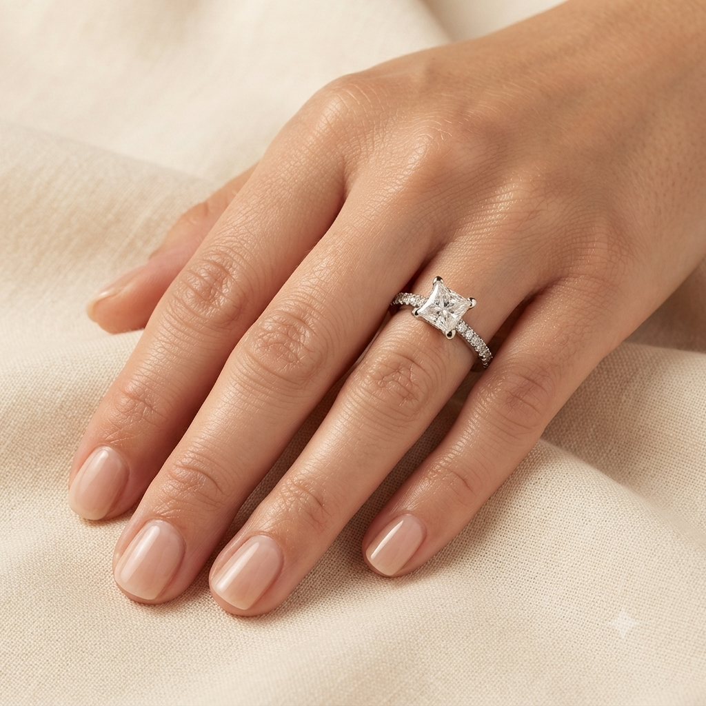 Royal Shine Princess Diamond Ring