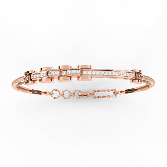 Stackable Diamond Kada Bracelet