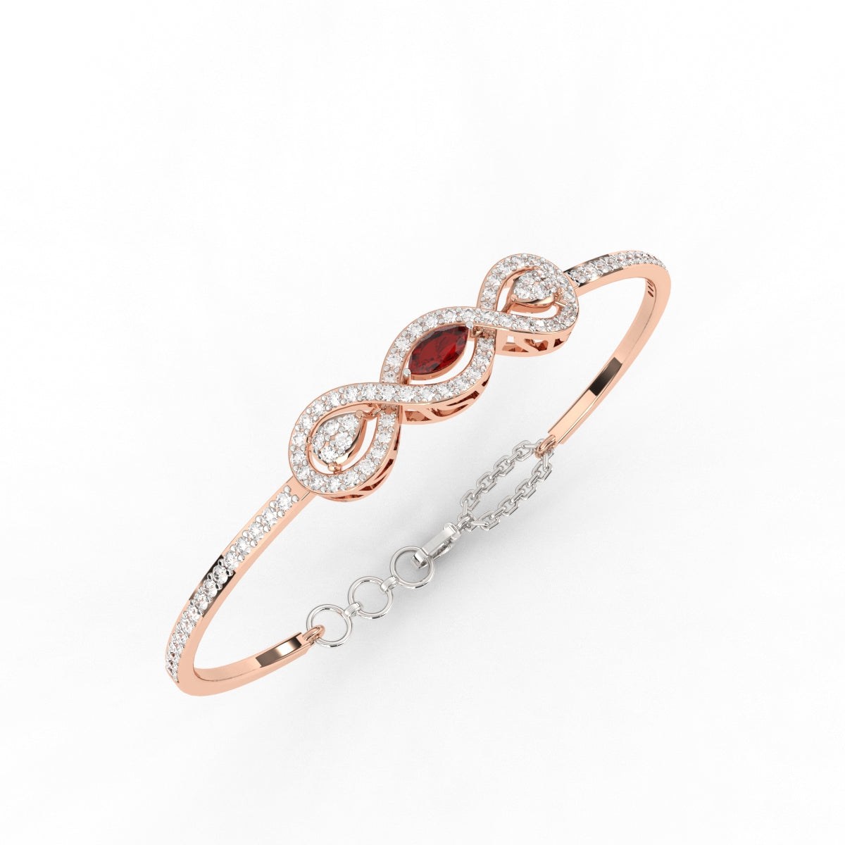 Infinity Ruby Kada Bracelet