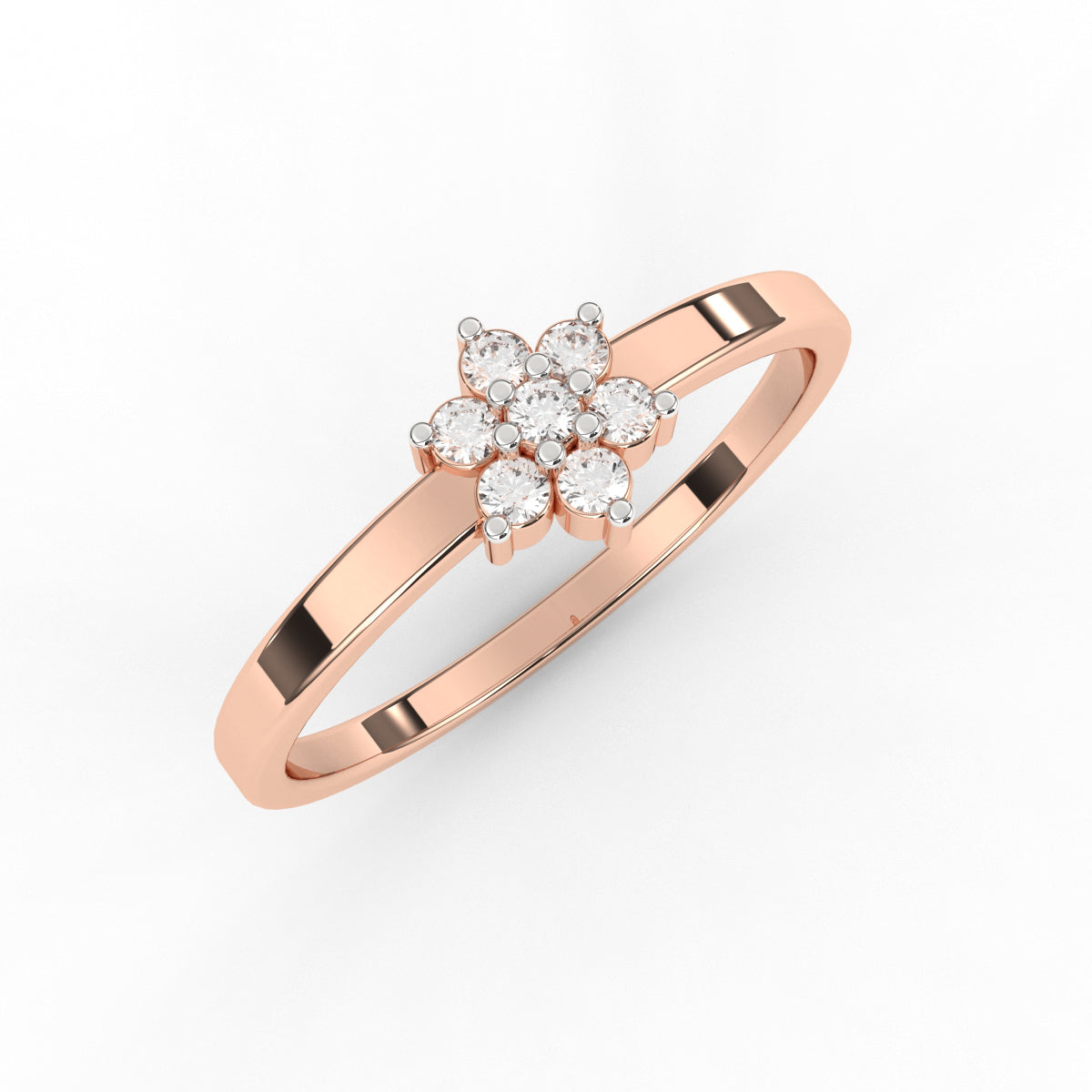 Floral Diamond Ring