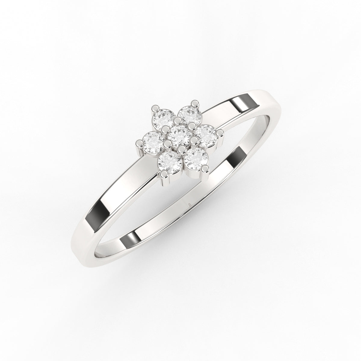 Floral Diamond Ring