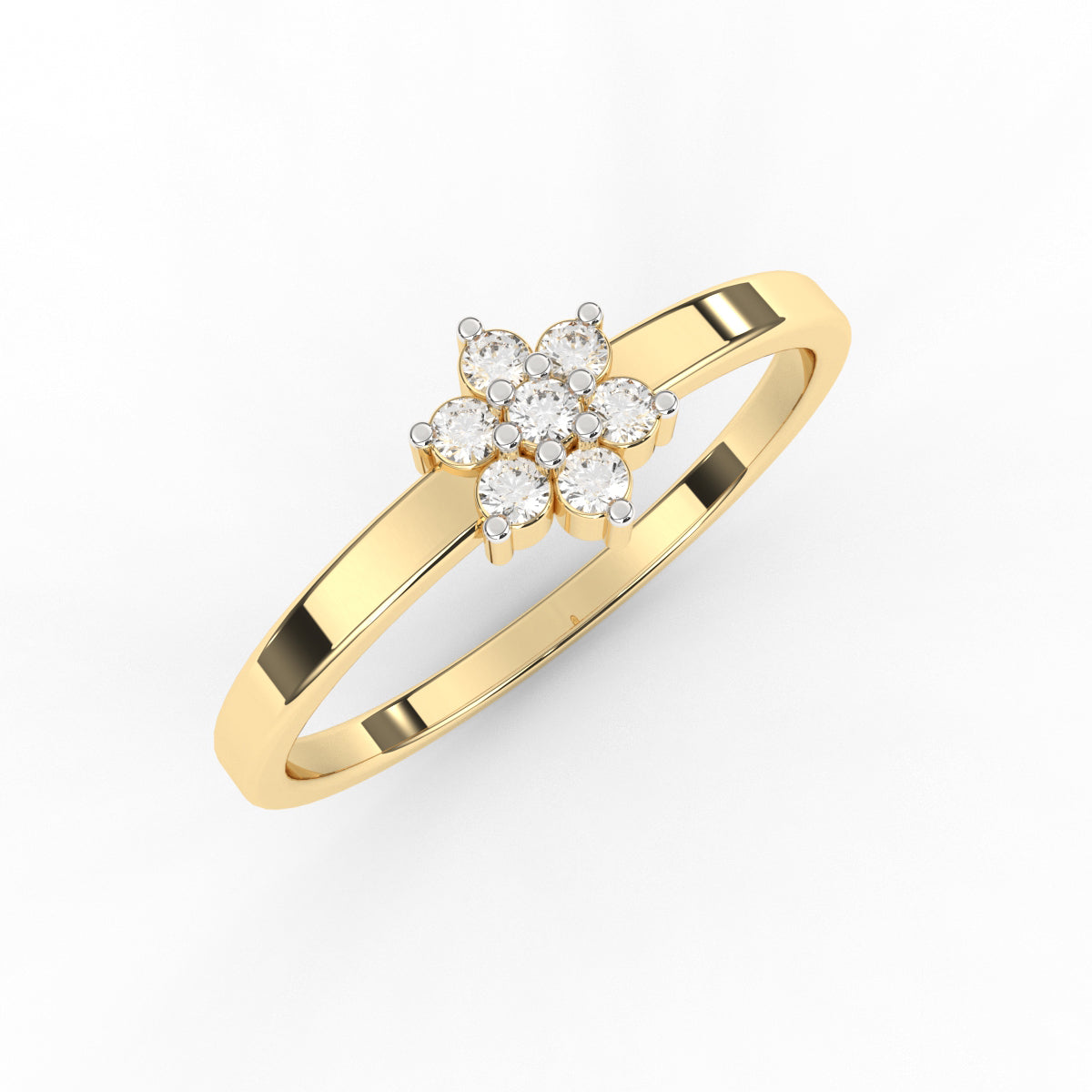 Floral Diamond Ring