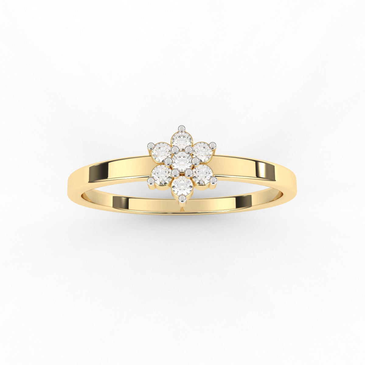 Floral Diamond Ring