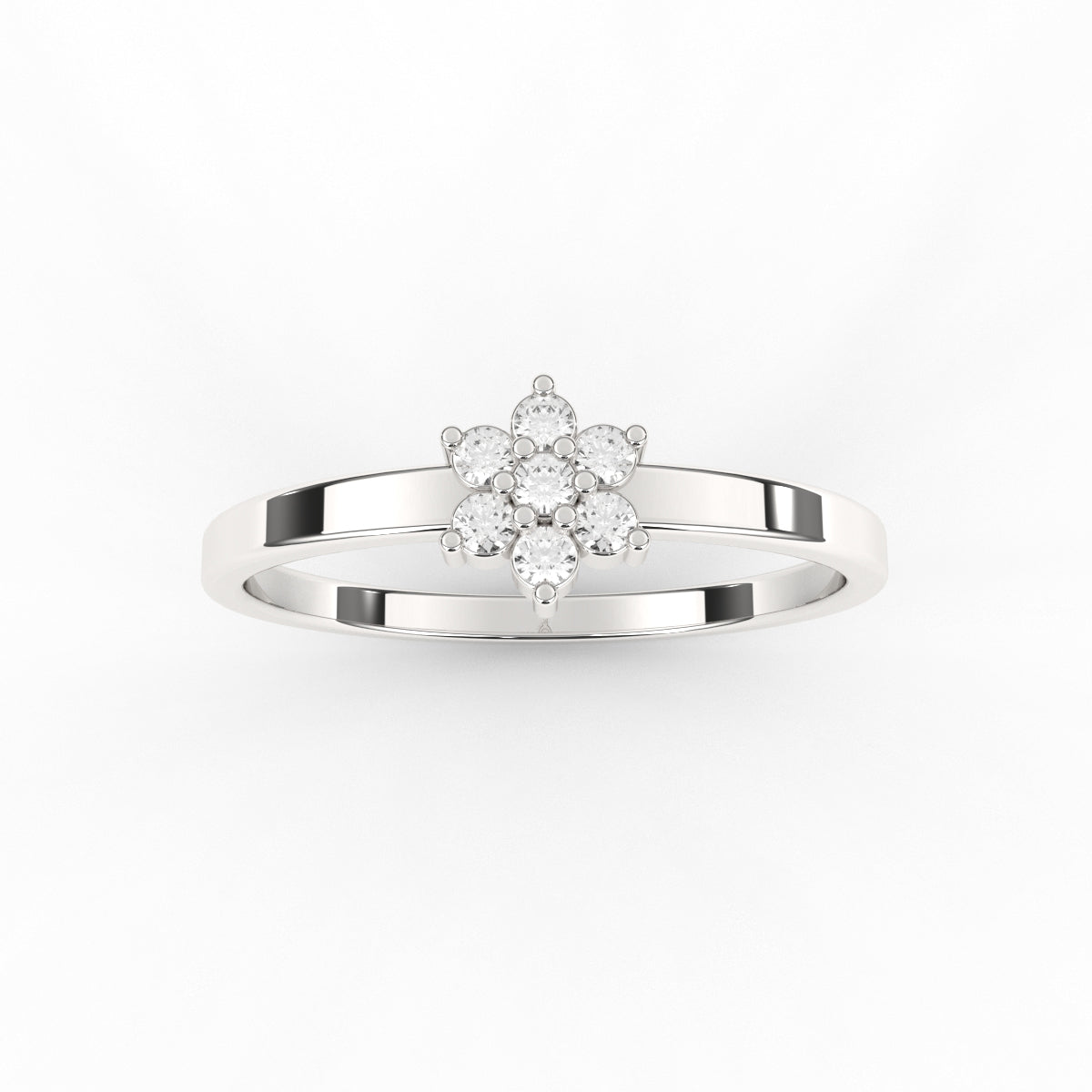 Floral Diamond Ring