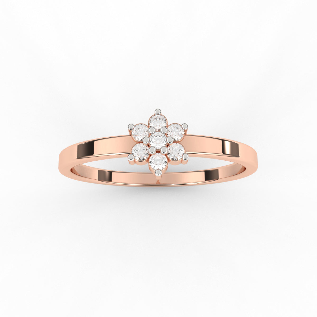 Floral Diamond Ring