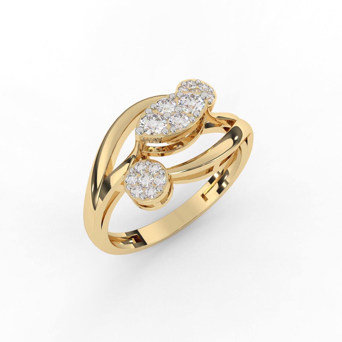 Charming Pave Diamond Ring