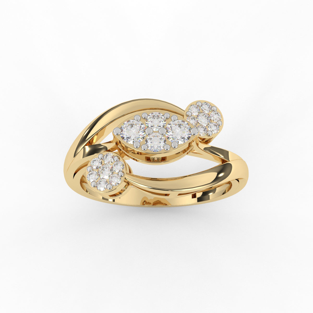 Charming Pave Diamond Ring